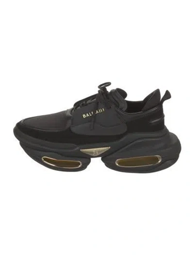 Pre-owned Balmain Sneakers In Black