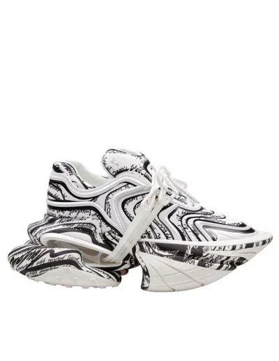 Balmain Unicorn Wave Sneakers In Multi