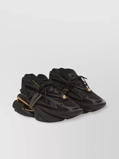 Balmain Sneakers Low Top Metallic Accents