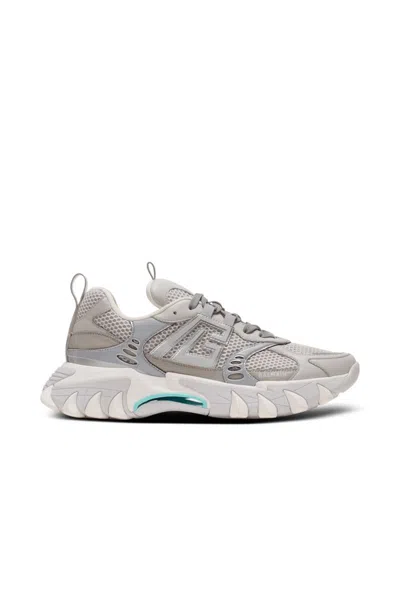 Balmain Sneakers In Turquoise/blanc