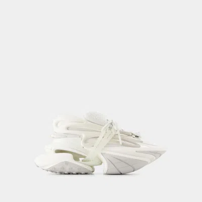 BALMAIN SNEAKERS UNICORN - BALMAIN - CUIR - BLANC