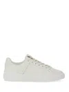 Balmain Leather Court Sneakers For Women In White