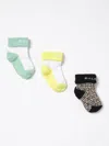 Balmain Baby Set Of 3 Pairs Of Socks In Multicolor