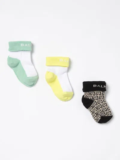 BALMAIN SOCKS BABY BALMAIN KIDS COLOR MULTICOLOR,G66995005