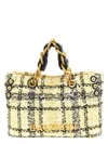 Balmain Soft Cabas Small Shopping Bag In Multi