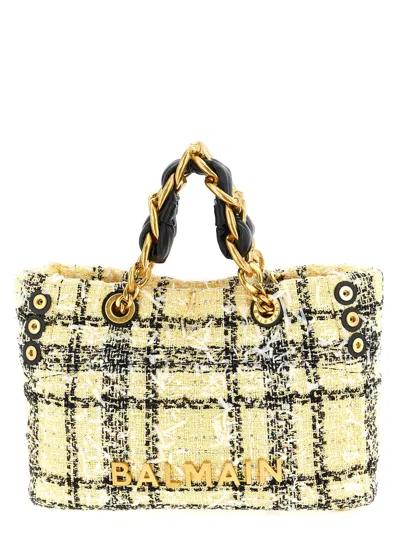 BALMAIN SOFT CABAS SMALL TOTE BAG MULTICOLOR