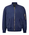 Balmain Bomberjacke Mit Logostickerei In Blue