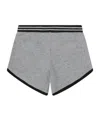 Balmain Solid Color Versatile Shorts In Gray