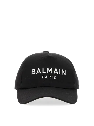 Balmain Black Cotton Hat