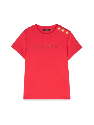 Balmain Kids' Special T-shirts In Red