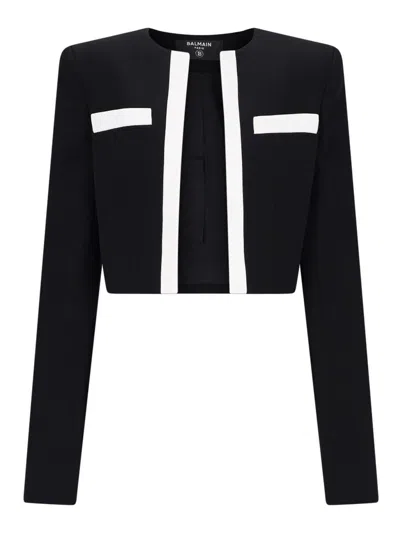 BALMAIN SPENCER CREWNECK