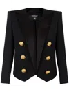 Balmain Spencer In Wool In Black