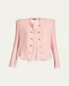 Balmain Spencer Sequined Tweed Jacket