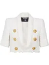 Balmain Coats & Jackets In White
