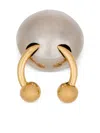 Balmain Spherical Ring With Piercing In Gold