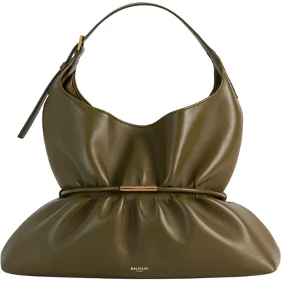Balmain Sphynx Medium Bag In Green