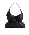 Balmain Sphynx Medium Bag In Smooth Leather In Black