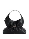 Balmain Sphynx Medium Bag In Smooth Leather In Black