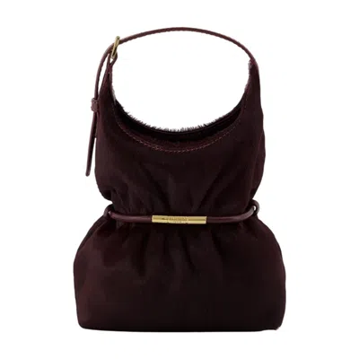 Balmain Sphynx Mini Bag In Burgundy