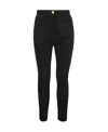Balmain Button-detail Slim-fit Trousers In Black