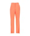 Balmain Pink Side Slits Pants In Pink