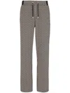 Balmain Monogram-jacquard Drawstring-waistband Track Pants