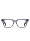 Balmain Square-frame Glasses In Gray