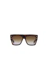 Balmain B-grand Sonnenbrille Mit Oversized-gestell In Black