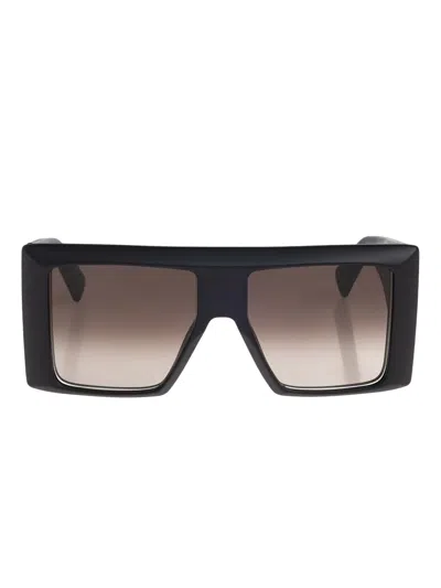 Balmain Square-frame Sunglasses In Black