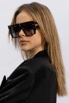Balmain Square Frame Sunglasses In Black