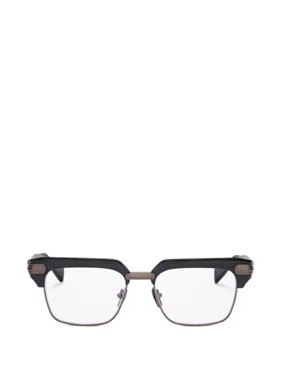 Balmain Square-frame Glasses In Black