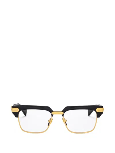 Balmain Square-frame Glasses In Black