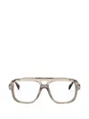 Balmain Square-frame Glasses In Neutral