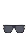 Balmain Square-frame Sunglasses In Black