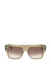 Balmain Square-frame Sunglasses In Brown