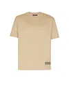 Balmain Stamp Printed T-shirt In Brown