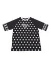 Balmain Star-print Raglan Top In Black