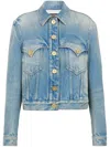 Balmain Vintage Denim Jacket In Blue