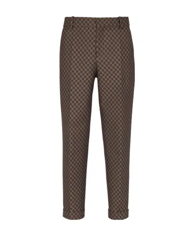 Balmain Front Pleated Casual Pants In Black