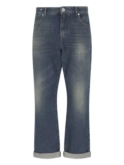 Balmain Straight Jeans - Blue