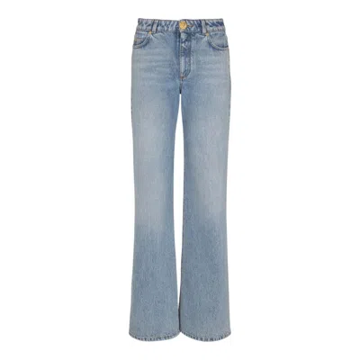 Balmain Straight Jeans In Blue