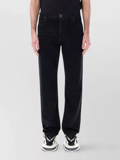 BALMAIN STRAIGHT LEG DENIM PANT WITH POCKETS