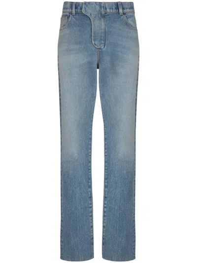 BALMAIN STRAIGHT-LEG JEANS