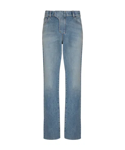 BALMAIN REGULAR-FIT DENIM JEANS