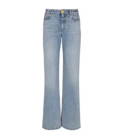 Balmain Straight-leg Jeans In Blue