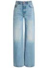 Balmain Straight-leg Jeans In Blue