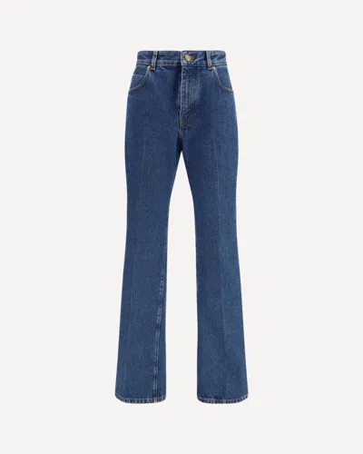 Balmain Straight-leg Jeans In Blue
