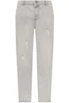 Balmain Straight Leg Jeans In Multicolor