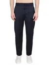 Balmain Men's Straight Leg Pants In Blue