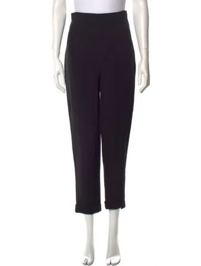 Pre-owned Balmain Straight Leg Pants In Black